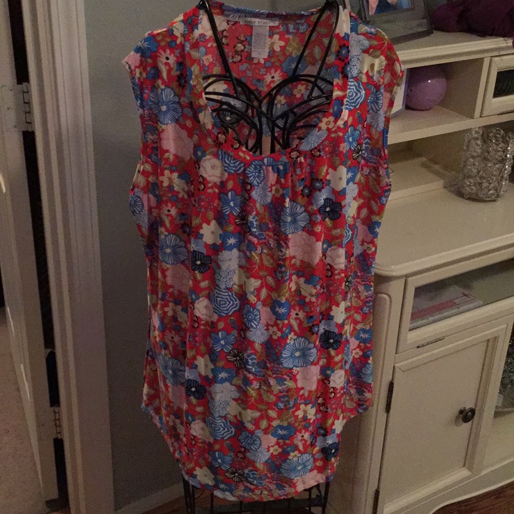Sleeveless blouse 1X